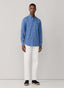 FAÇONNABLE REGULAR FIT GARMENT DYED POPLIN SHIRT
