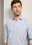 REGULAR FIT STRIPED GIZA SHIRT