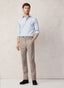 REGULAR FIT STRIPED GIZA SHIRT