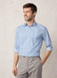 REGULAR FIT REGIMENTAL STRIPED TWILL SHIRT