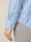 REGULAR FIT REGIMENTAL STRIPED TWILL SHIRT