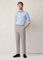 REGULAR FIT REGIMENTAL STRIPED TWILL SHIRT