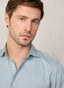 REGULAR FIT REGIMENTAL STRIPED TWILL SHIRT