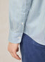 REGULAR FIT REGIMENTAL STRIPED TWILL SHIRT
