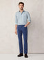 REGULAR FIT REGIMENTAL STRIPED TWILL SHIRT