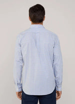 REGULAR FIT PLAID CHECK POPLIN SHIRT