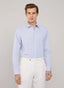 REGULAR FIT REGIMENTAL STRIPED POPLIN SHIRT