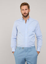 REGULAR FIT BENGAL STRIPED POPLIN SHIRT