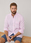 REGULAR FIT BENGAL STRIPED LINEN SHIRT