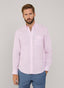 REGULAR FIT BENGAL STRIPED LINEN SHIRT