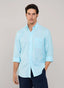 REGULAR FIT BENGAL STRIPED LINEN SHIRT