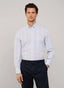 REGULAR FIT STRIPED POPLIN SHIRT