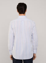 REGULAR FIT STRIPED POPLIN SHIRT