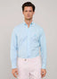 REGULAR FIT REGIMENTAL STRIPED OXFORD SHIRT
