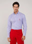 REGULAR FIT NAUTICAL STRIPED TWILL SHIRT