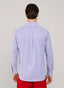 REGULAR FIT NAUTICAL STRIPED TWILL SHIRT