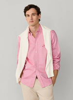 FAÇONNABLE REGULAR FIT SOLID PINPOINT SHIRT