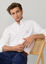 FAÇONNABLE REGULAR FIT SOLID PINPOINT SHIRT