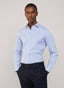 REGULAR FIT REGIMENTAL STRIPED POPLIN SHIRT