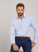 REGULAR FIT STRIPED FIL-A-FIL SHIRT