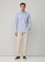 REGULAR FIT STRIPED TWILL SHIRT