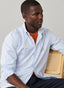 FAÇONNABLE REGULAR FIT BENGAL STRIPE PINPOINT SHIRT