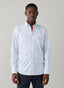 FAÇONNABLE REGULAR FIT BENGAL STRIPE PINPOINT SHIRT