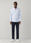 FAÇONNABLE REGULAR FIT BENGAL STRIPE PINPOINT SHIRT