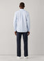 FAÇONNABLE REGULAR FIT BENGAL STRIPE PINPOINT SHIRT