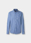 REGULAR FIT REGIMENTAL STRIPE POPLIN SHIRT