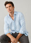 FAÇONNABLE REGULAR FIT BENGAL STRIPE POPLIN SHIRT