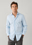 FAÇONNABLE REGULAR FIT BENGAL STRIPE POPLIN SHIRT