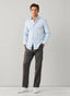 FAÇONNABLE REGULAR FIT BENGAL STRIPE POPLIN SHIRT