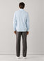 FAÇONNABLE REGULAR FIT BENGAL STRIPE POPLIN SHIRT
