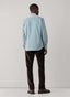 FAÇONNABLE REGULAR FIT BENGAL STRIPE POPLIN SHIRT