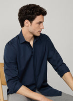 FAÇONNABLE REGULAR FIT EXTRA FINE PIMA POPLIN SHIRT
