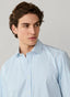 FAÇONNABLE REGULAR FIT STRIPED TEXTURED SHIRT