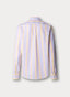 FAÇONNABLE REGULAR FIT CANDY STRIPE LINEN BLEND SHIRT