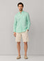 FAÇONNABLE REGULAR FIT SOLID LINEN SHIRT