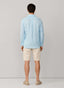 FAÇONNABLE REGULAR FIT BENGAL STRIPE LINEN SHIRT