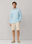 FAÇONNABLE REGULAR FIT BENGAL STRIPE LINEN SHIRT