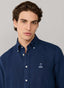 FAÇONNABLE REGULAR FIT GARMENT DYED LINEN SHIRT