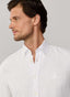 FAÇONNABLE REGULAR FIT GARMENT DYED LINEN SHIRT