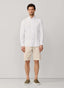FAÇONNABLE REGULAR FIT GARMENT DYED LINEN SHIRT