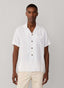 FAÇONNABLE REGULAR FIT SHORT SLEEVE LINEN SHIRT