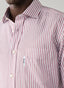 FAÇONNABLE REGULAR FIT HAIRLINE STRIPE TWILL SHIRT