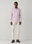 FAÇONNABLE REGULAR FIT HAIRLINE STRIPE TWILL SHIRT