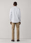 FAÇONNABLE REGULAR FIT MINI PINSTRIPE TWILL SHIRT