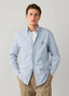FAÇONNABLE REGULAR FIT LOGO STRIPED PINPOINT SHIRT