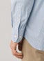 FAÇONNABLE REGULAR FIT LOGO STRIPED PINPOINT SHIRT